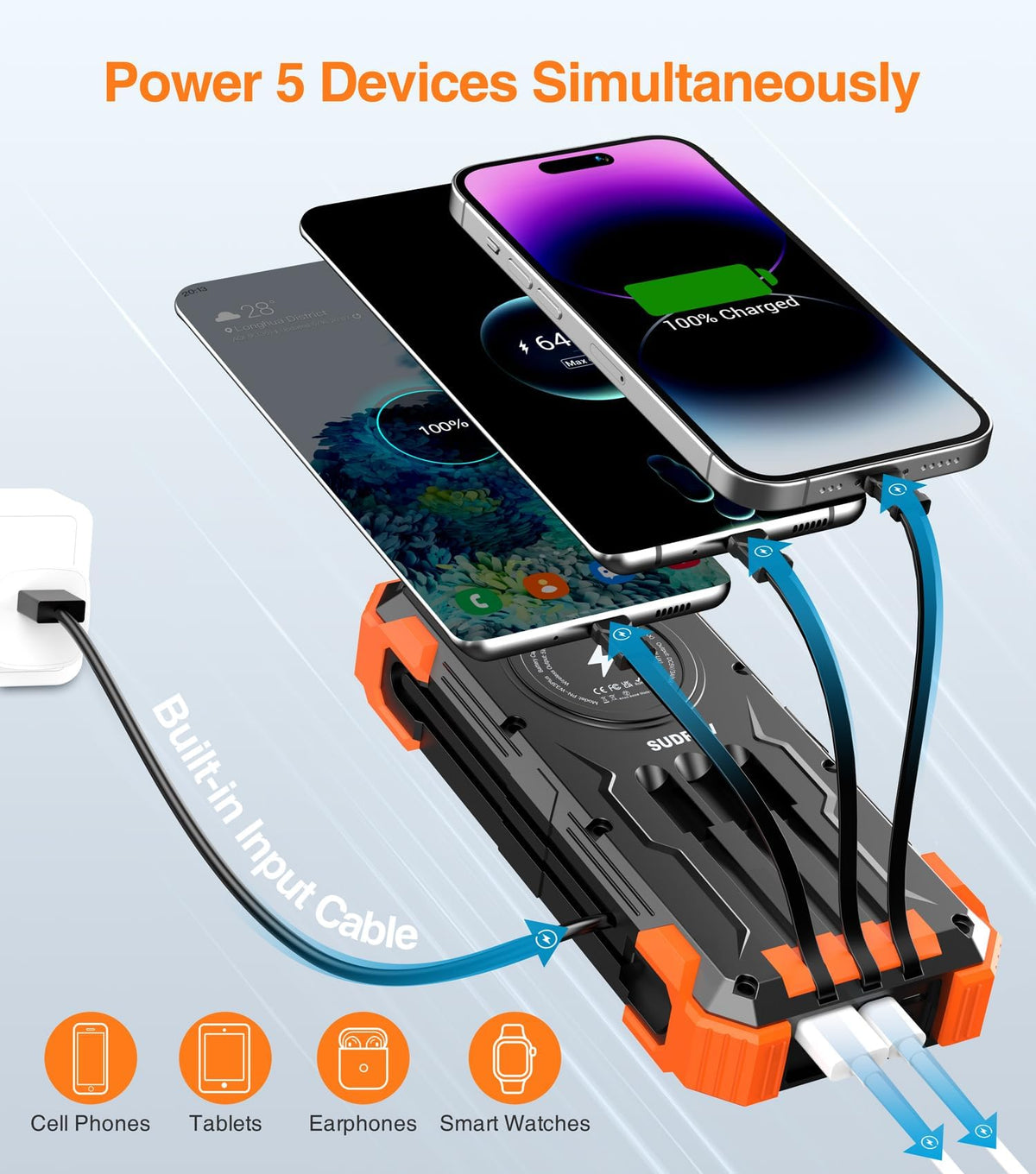 SUDROV Solar Power Bank
