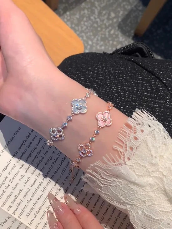Diamond Clover Bracelet