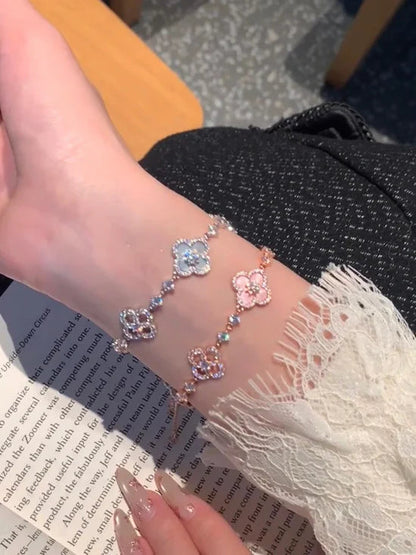 Diamond Clover Bracelet