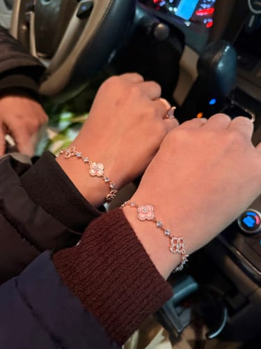 Diamond Clover Bracelet